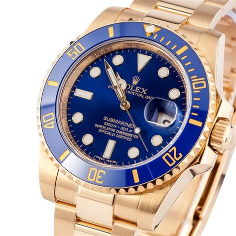 ' 18k gold rolex watch|rolex submariner automatic 18k gold.